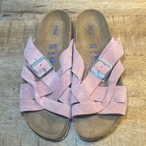Birkenstock Lugano Suede Pink Clay Size 41 (L-10, M-8)